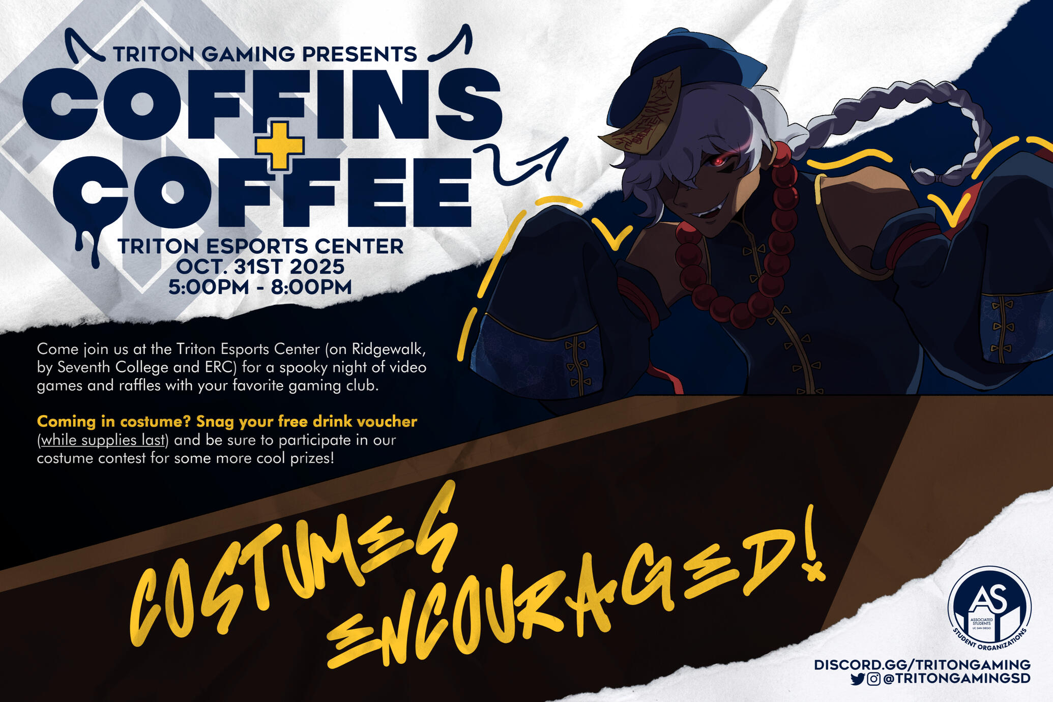 coffins and coffee flyer