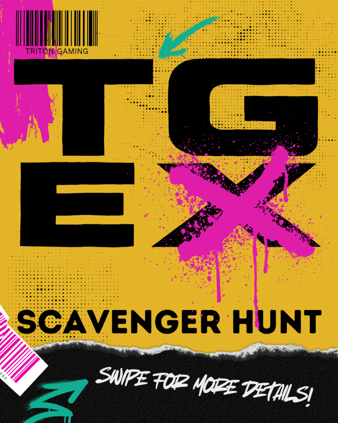 tgex scavenger hunt post