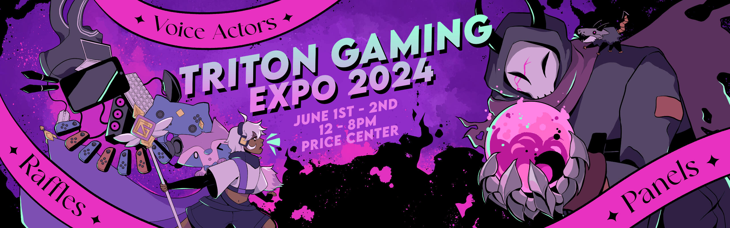 triton gaming expo 2024 promotional banner