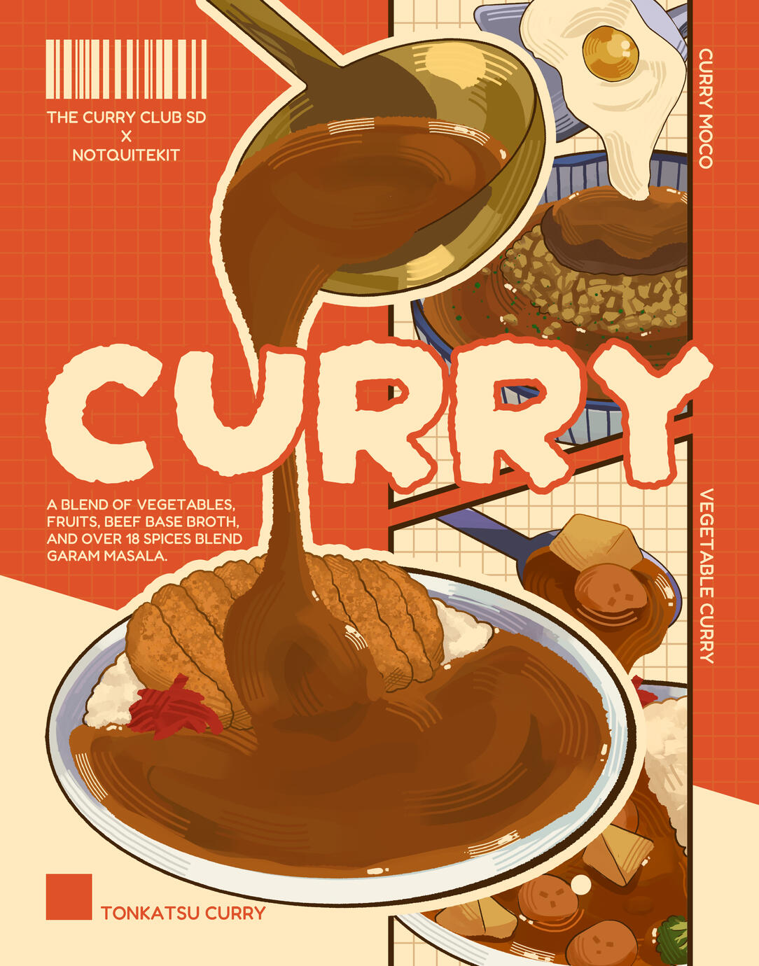curry club sd x notquitekit collaboration