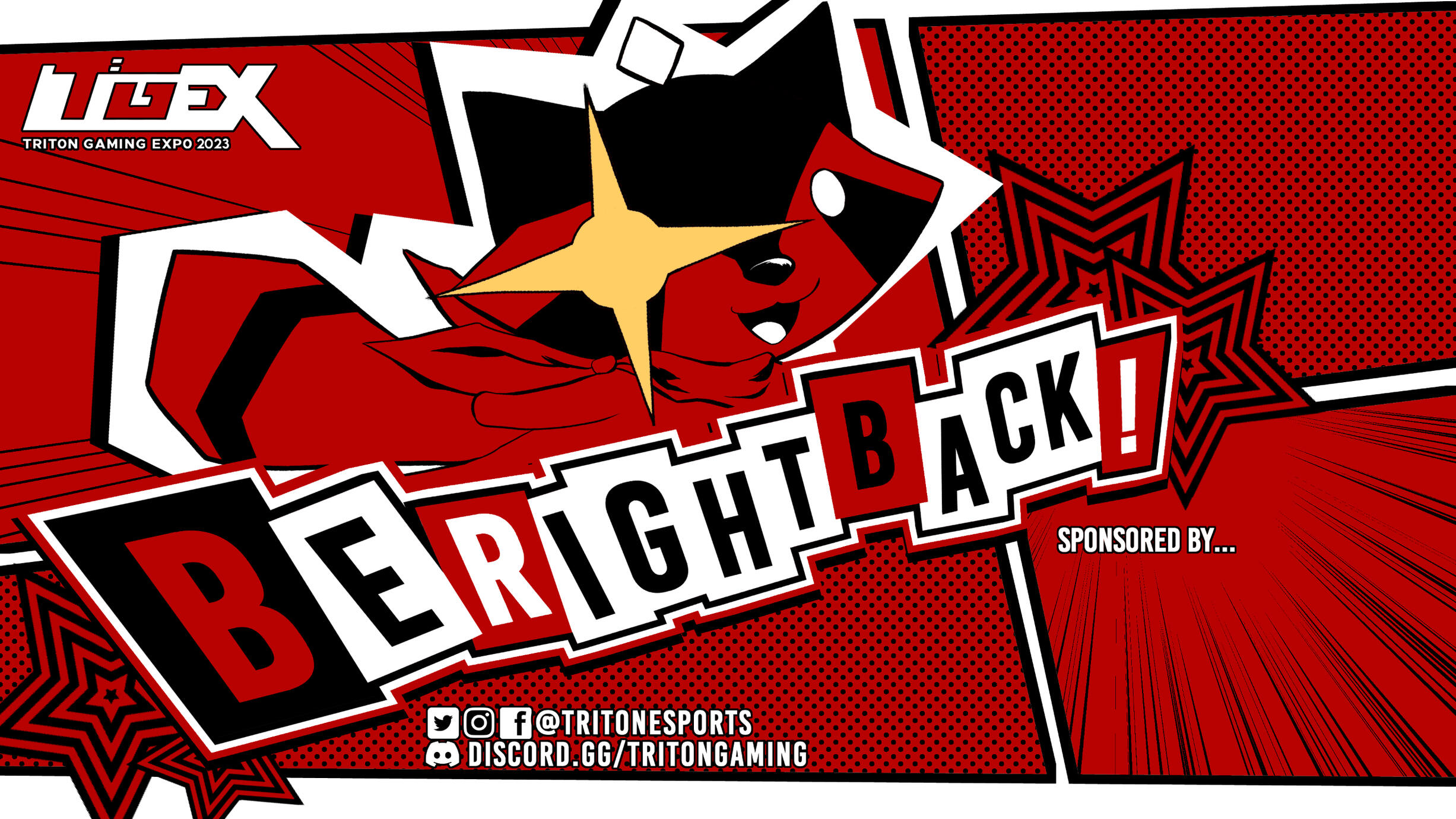 triton gaming expo 2023 brb screen