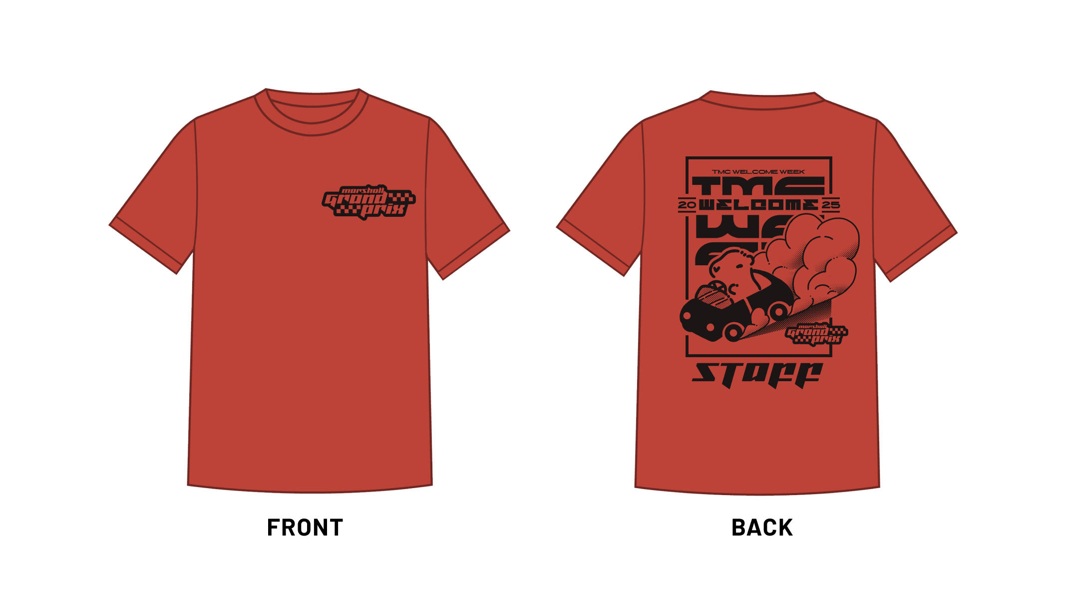 marshall grand prix staff shirt