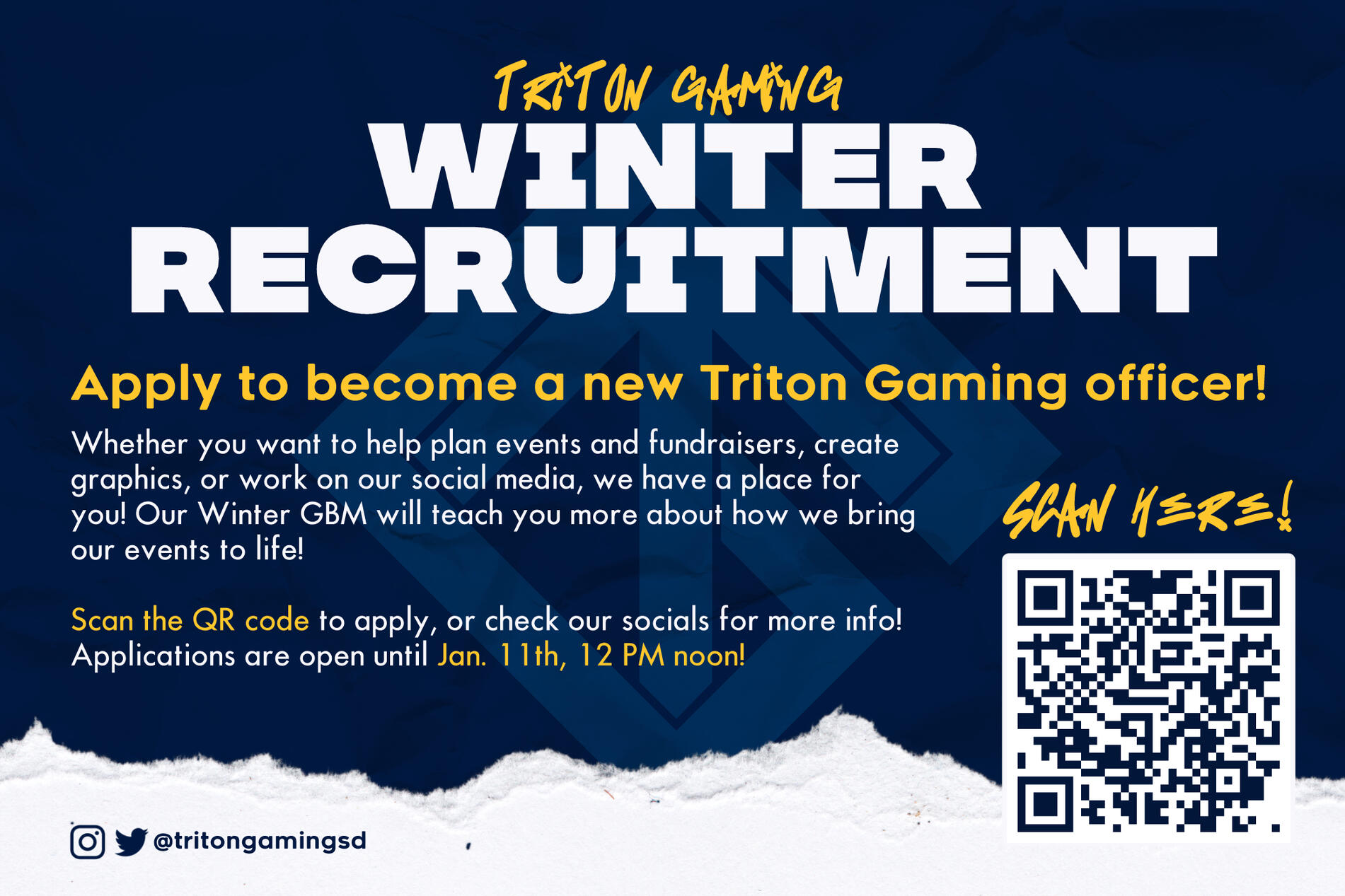 Winter Recruitment 2025