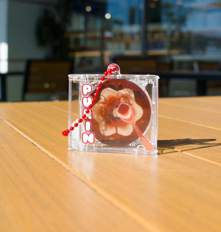 pudding keychain pudding keychain
